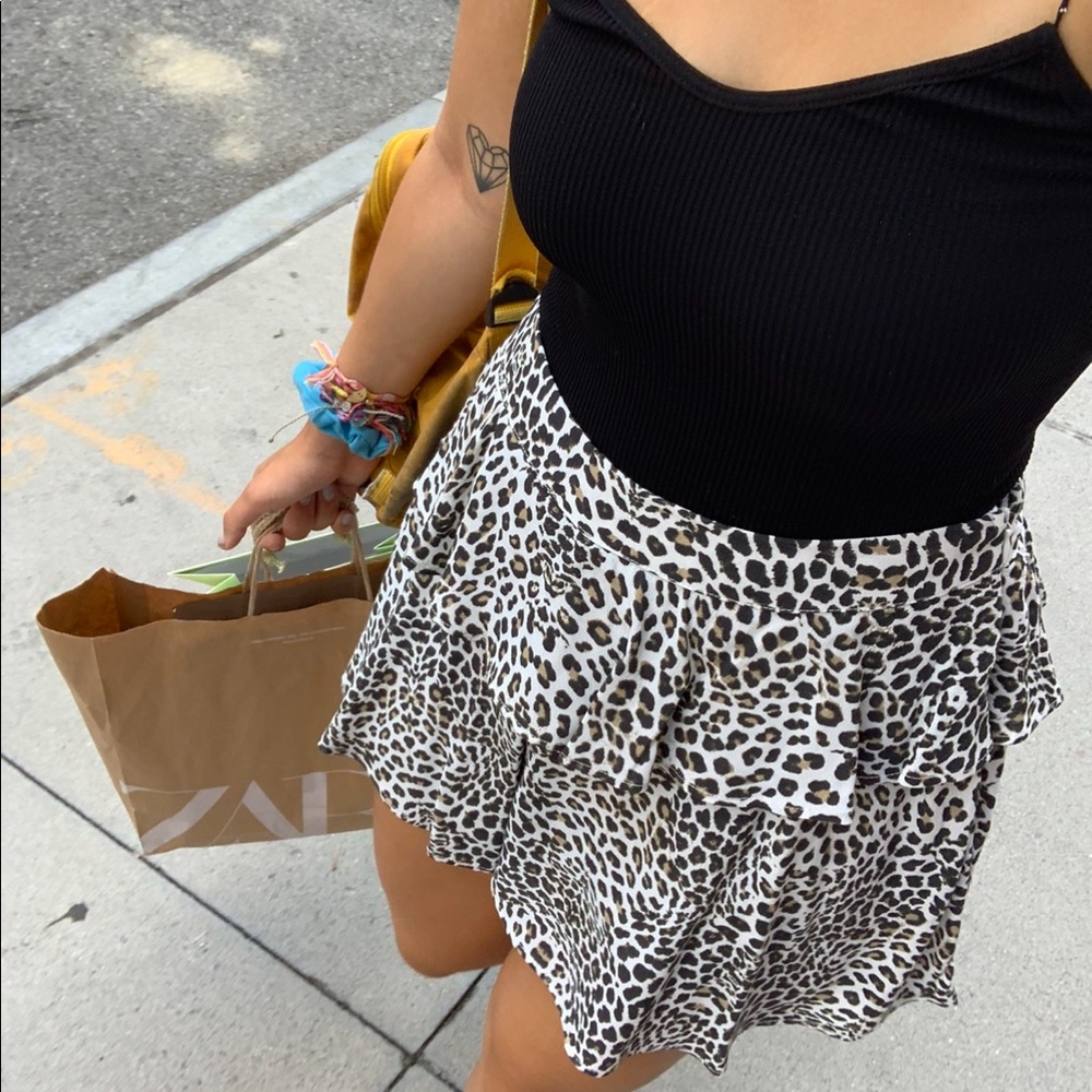 Leopard Print Zara Skirt